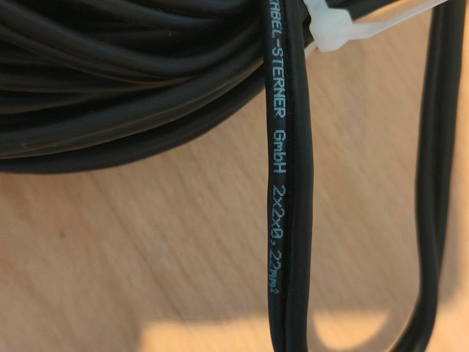 20m Multicore-Kabel 2x2x0.22mm doppelt geschirmt Hifi Sterner in Leipzig