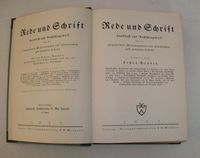 Antikes Buch - Rede und Schrift 1927 Sachsen - Mittweida Vorschau
