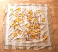 Damen Tuch beige gestreift gelbe Blumen Brandenburg - Königs Wusterhausen Vorschau