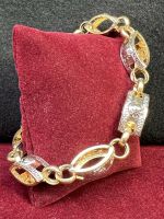 GOLD ARMBAND 14k 585 24,6cm L 1,2cm B 12,38g GG WG AU Berlin - Neukölln Vorschau