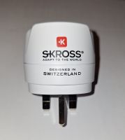 Skross Schutzkontakt Steckeradapter, Deutschland auf UK, weiß Nordrhein-Westfalen - Siegburg Vorschau