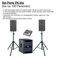 Party PA big Musik-Anlage - DJ Event-Technik mieten / Vermietung Nordrhein-Westfalen - Troisdorf Vorschau