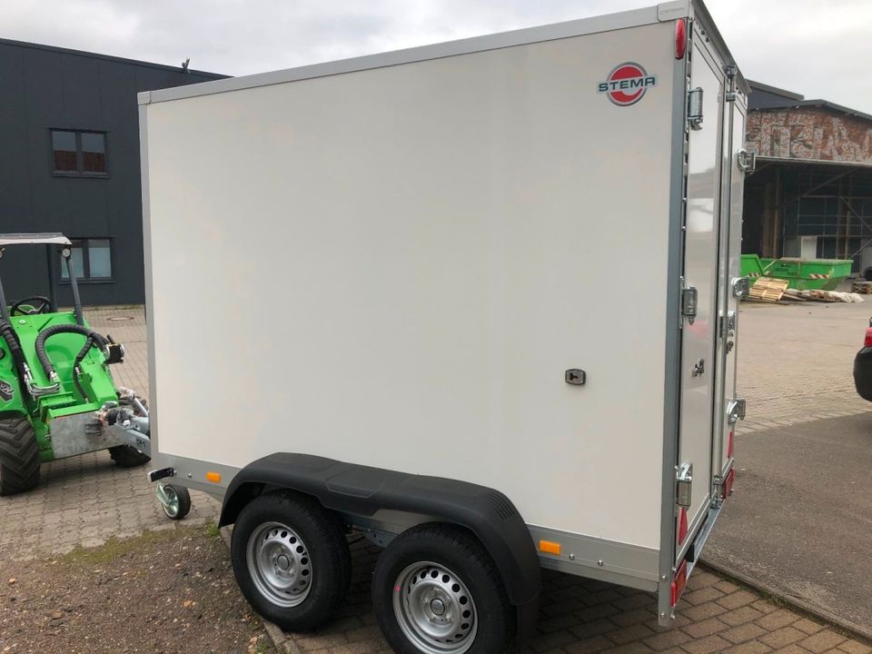 ❗❗❗SONDERPREIS ❗❗❗ STEMA Kofferanhänger STPK 27-25-15.2P18.2 26043.062 Flügeltüren 2700kg Plywood Box Tieflader Transport Tandem Umzug Trödelmarkt Doppeltür gebremst in Leipzig