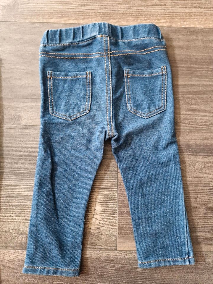 2er-Set Gr. 74 Leggings/Jeggings blau H&M in Apen