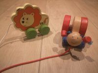 Nachziehtier Löwe Schnecke Holz Baby Spielzeug  Kleinkind Motorik Nordrhein-Westfalen - Mettmann Vorschau