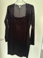 Samtkleid mit Glitzersteinen L h&m Düsseldorf - Pempelfort Vorschau