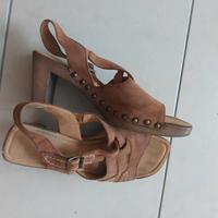 Gabor Sandalen Sandaletten Vintage Leder braun Gr 39 Gr 6 Baden-Württemberg - Oberderdingen Vorschau