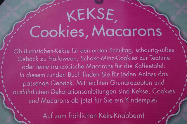 3 runde Bücher Rezepte Kekse Cookies Macarons Salate Pasta in Egelsbach