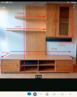 Wohnwand mit 2 Sideboards Fronten Kernbuche massiv Baden-Württemberg - Holzgerlingen Vorschau