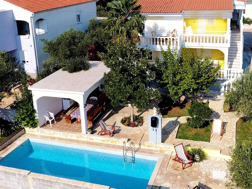 Ferienhaus mit Pool, Sukosan, Kroatien, Buchung 2024 und 2025 in Traben-Trarbach