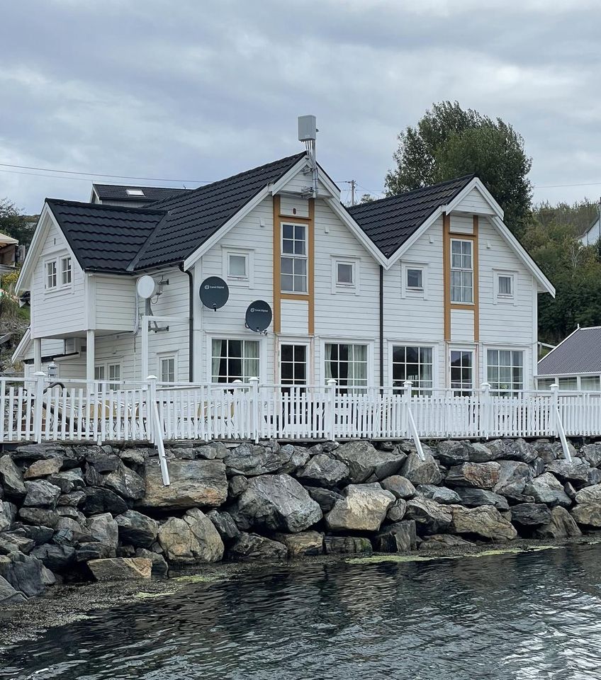 Ferienhaus mit Boot Hitra Knarrlagsundet Norwegen in Halver