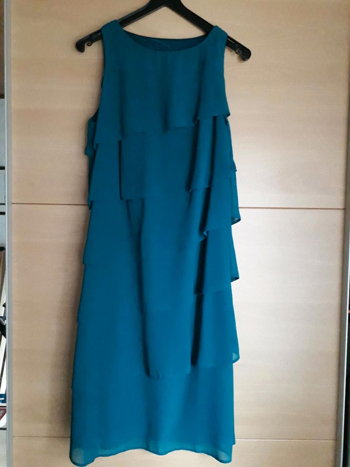 Mariposa Kleid türkis Gr. XS 34 petrol Cocktailkleid in Ebersdorf