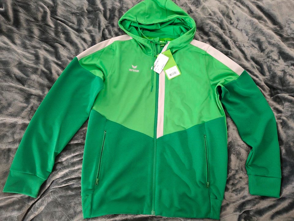 NEU ERIMA JUNGEN HERREN SPORTJACKE Gr. M Grün in Wendlingen am Neckar