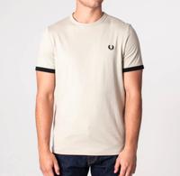 Fred Perry T-Shirt Tee Shirt Herren Gr.XL Bold Cuff Beige Brandenburg - Frankfurt (Oder) Vorschau