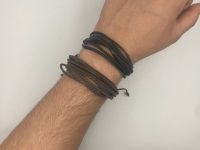 Leder Armband schwarz und Braun Berlin - Neukölln Vorschau