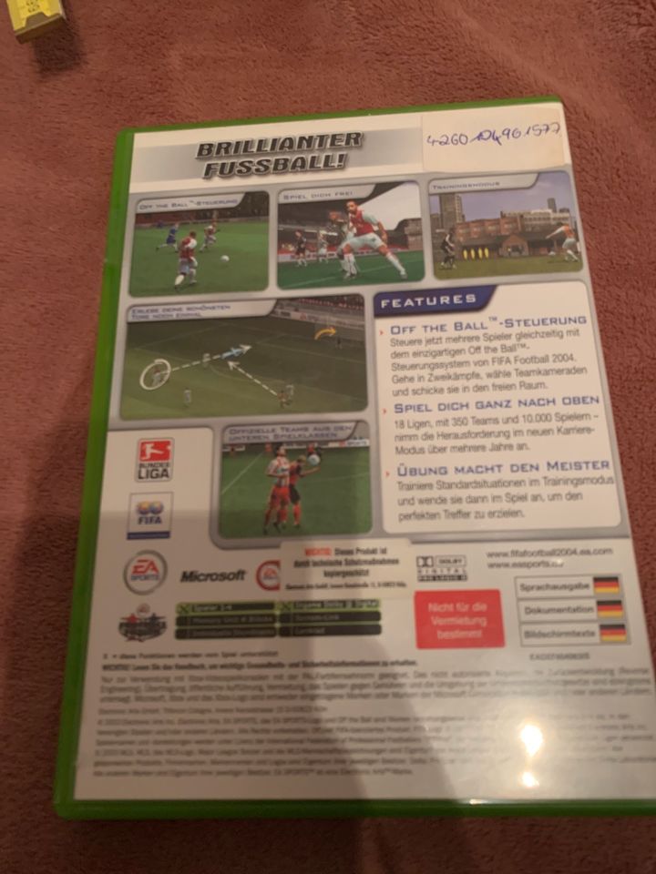 Xbox Spiel FIFA Football 2004 in Gerstetten