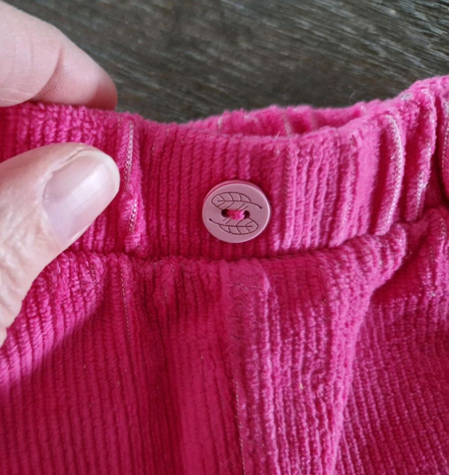 Baby Mädchen Hose Kordhose Pink 68 in Erkrath