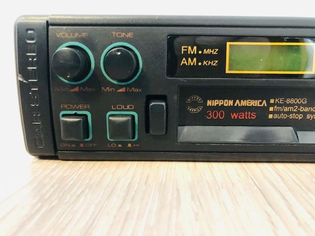 Oldtimer Nippon America KE-8800 Autoradio-Kassette ! 80 er ! in Schömberg
