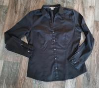 Bluse Schwarz H&M 40 L Damen Hemd Langärmelig Hessen - Allendorf Vorschau