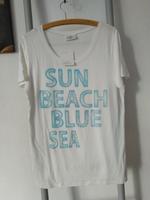 NEU Gina Benotti Shirt weiß blau türkis 44 46 XXL XL Viskose Berlin - Wilmersdorf Vorschau
