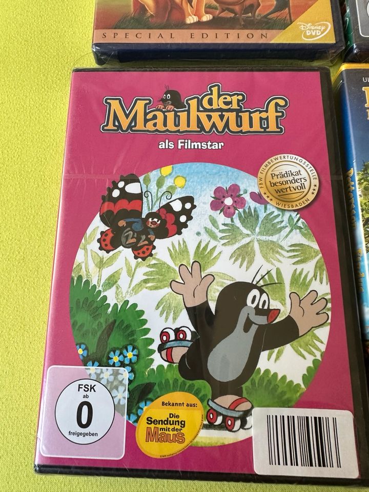 DVD s Kinder neu unbespielt Petterson, Maulwurf,König der Löwen 2 in Leipzig