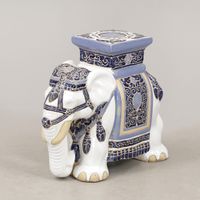 Keramik Elefant Blumen Hocker Vintage Baden-Württemberg - Sonnenbühl Vorschau