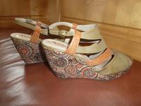 Damenschuhe Tamaris Gr. 39 Leder Sandalen Bayern - Greding Vorschau
