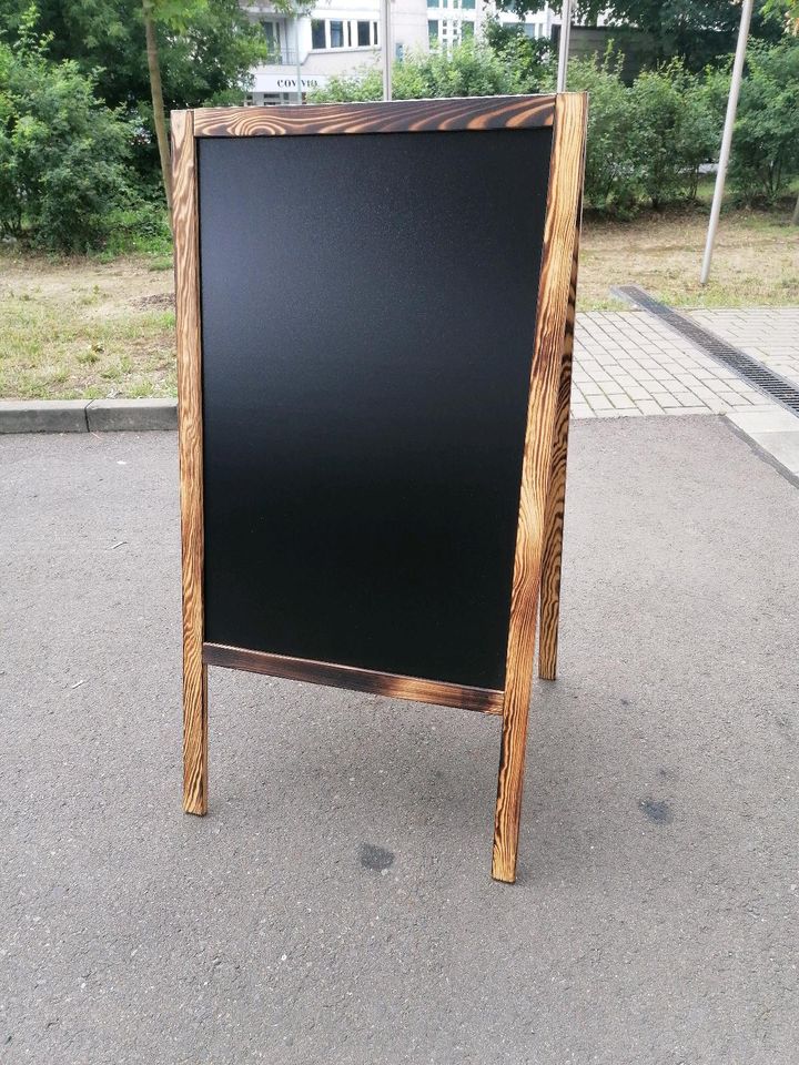 Kundenstopper Werbeaufsteller Kreidetafel 118x60cm geflammt in Berlin