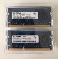 2x Elpida 2GB 1Rx8 PC3-12800S (DDR3) Nordrhein-Westfalen - Lichtenau Vorschau