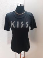 Shirt Kiss schwarz Strass L Baden-Württemberg - Gondelsheim Vorschau