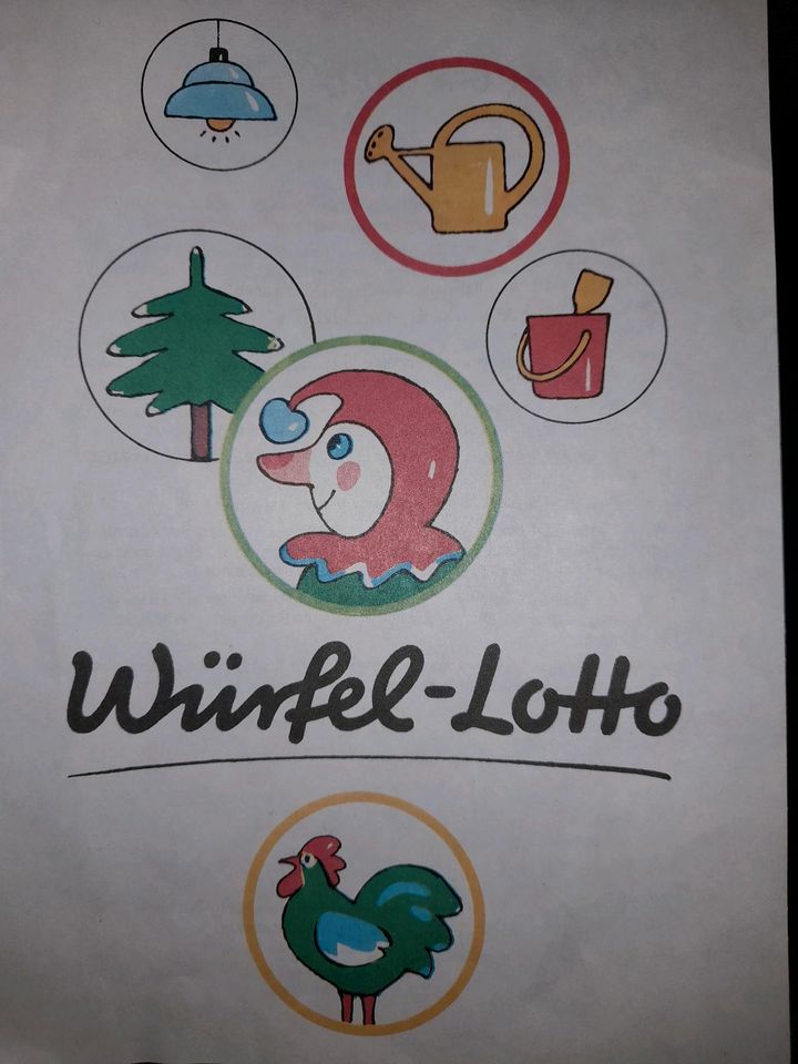 DDR Spiel, Würfel Lotto in Auleben