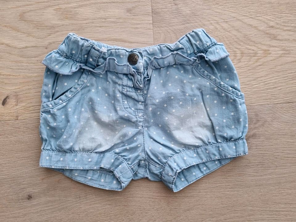 Jeansshort kurze Hose Mädchen Gr. 80 Topomini in Eichenbühl