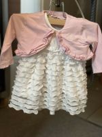 Mädchen Baby Festliches Kleid weiß Rüschen Bolero rosa 74 Hessen - Kriftel Vorschau