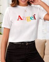 Shein tshirt neu Angel weiß L 40/42 Baden-Württemberg - Wolfegg Vorschau