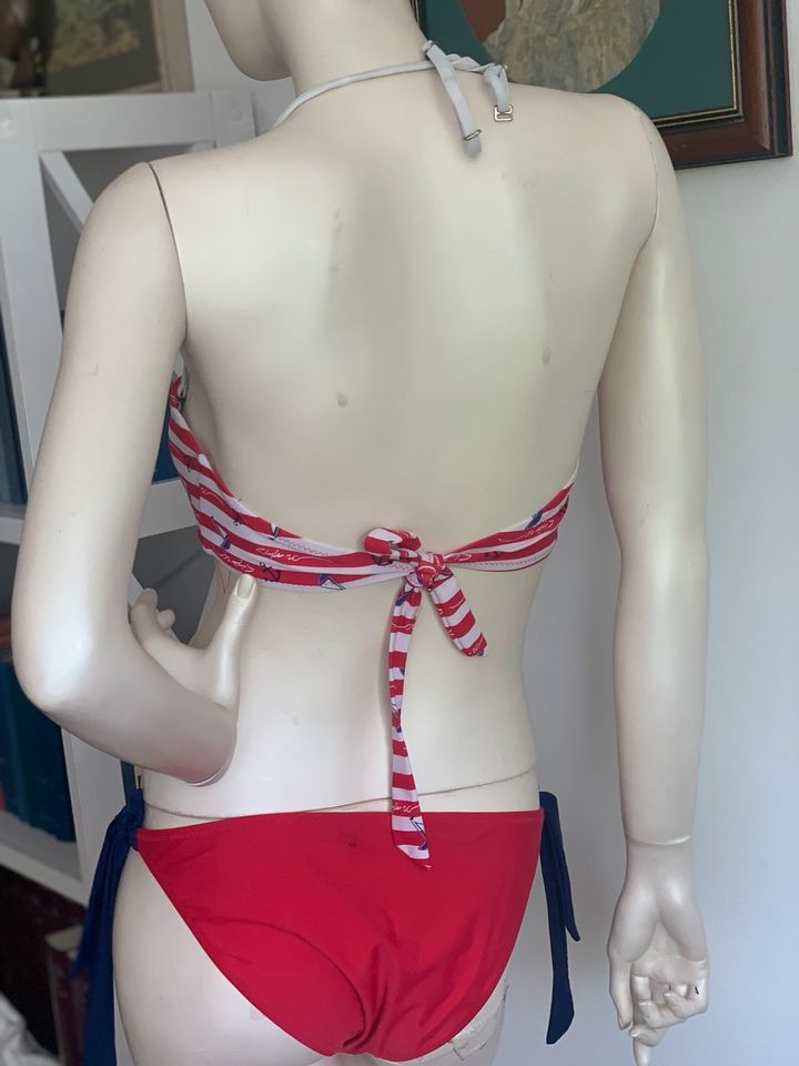 2 Teilig Bikini/Badeanzug , Gr.36/75C,Marine Look in München