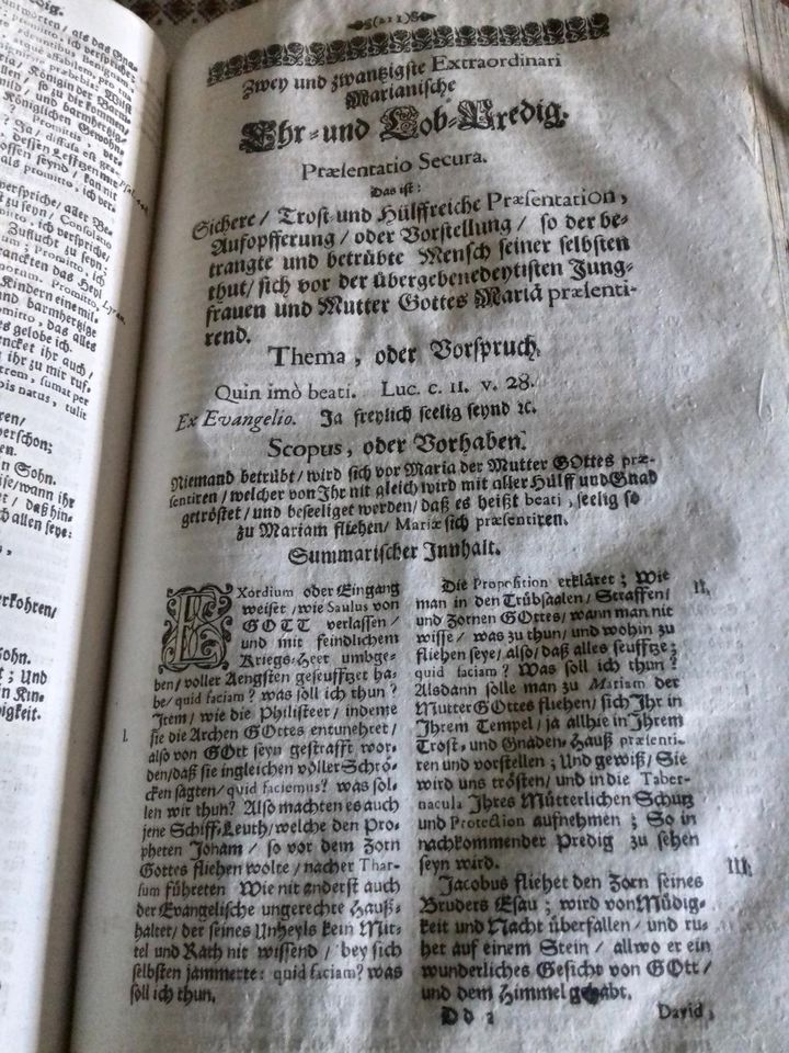 Trias Panegyrico Moralis Lob u. Ehren Predigten Textor 1706 Bibel in Lutherstadt Wittenberg