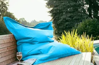 Kinzler XXL Riesen Sitzsack, 140x180 cm türkis/blau  WIE NEU Hessen - Hohenstein Vorschau