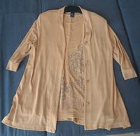Twin-Set von citiknits, Jacke und Top, dunkles gelb, Größe M Baden-Württemberg - Frankenhardt Vorschau