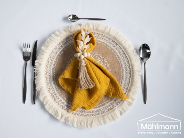 Platzteller - Boho - Hochzeiten - Mietgeschirr - 1,60 € in Vechta