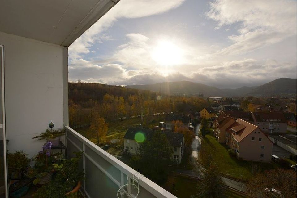 Traumaussicht! Wunderschöne, modernisierte 3-Zimmer-Wohnung mit Balkon und Fahrstuhl... in Goslar