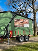 Palms 8 to. Rückewagen Forstanhänger Kran Forstkran Holz Niedersachsen - Scheeßel Vorschau