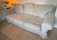 Ektorp 3er Sofa mit Hocker und zusätzlichem Beklinge Weiß Bezug Hamburg - Wandsbek Vorschau