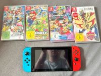 Nintendo Switch mit Zubehörpaket + 4 Spiele | Pokémon + Mario Sachsen-Anhalt - Wernigerode Vorschau