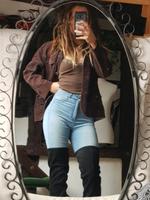Realvintage Y2k Cordjacke Hemdjacke Übergangsjacke Cord braun ret Hessen - Karben Vorschau