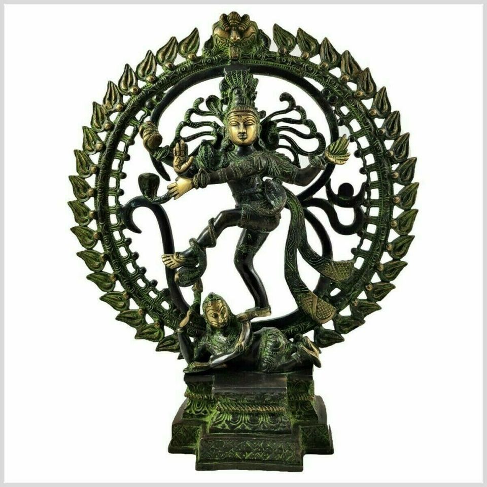 Tanzender Shiva Messing 43cm 6,6kg Shiwa Ganesha versch. Farben in Göppingen