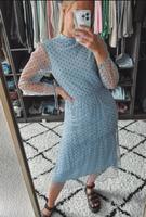 Tolles Kleid mit Punkten in babyblau von Vila XS Brandenburg - Cottbus Vorschau