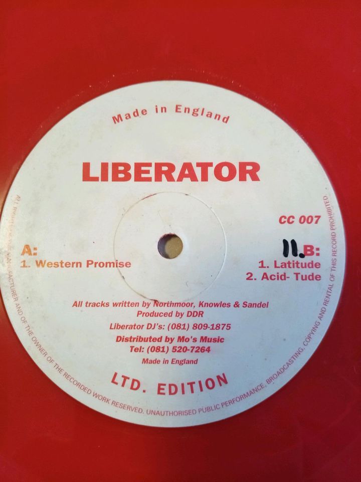 Limited Edition, Liberator ‎– Western Promise ⭐ UK Techno 94⭐ in Völklingen