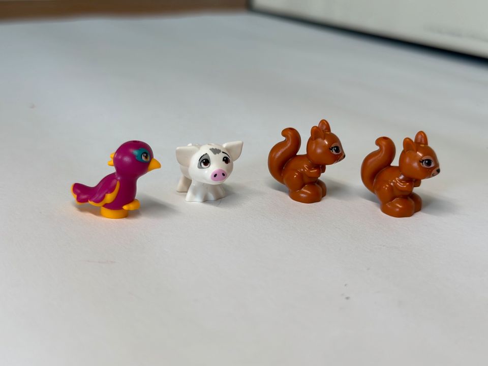 Lego kleine Tiere(Minifiguren): Eichhörnchen, Schwein, Papagei in Braunschweig