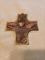 Bronze Kreuz Kommunion; christliche Symbole kein Korpus!!! Bayern - Obernburg Vorschau