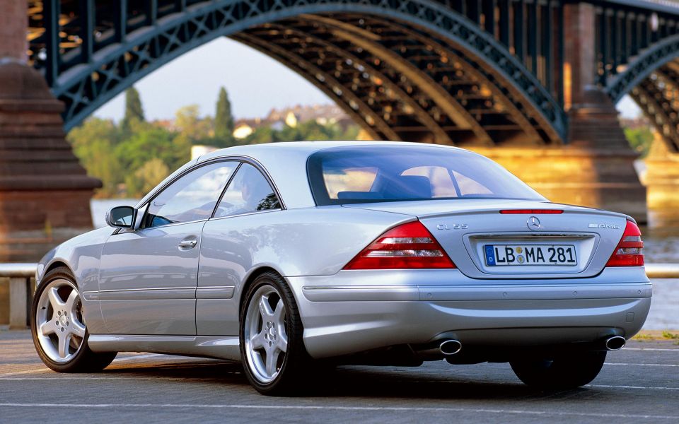 Original Mercedes W215 CL 55 AMG V8 Kompressor Chrom Schriftzug ! in Baden-Baden